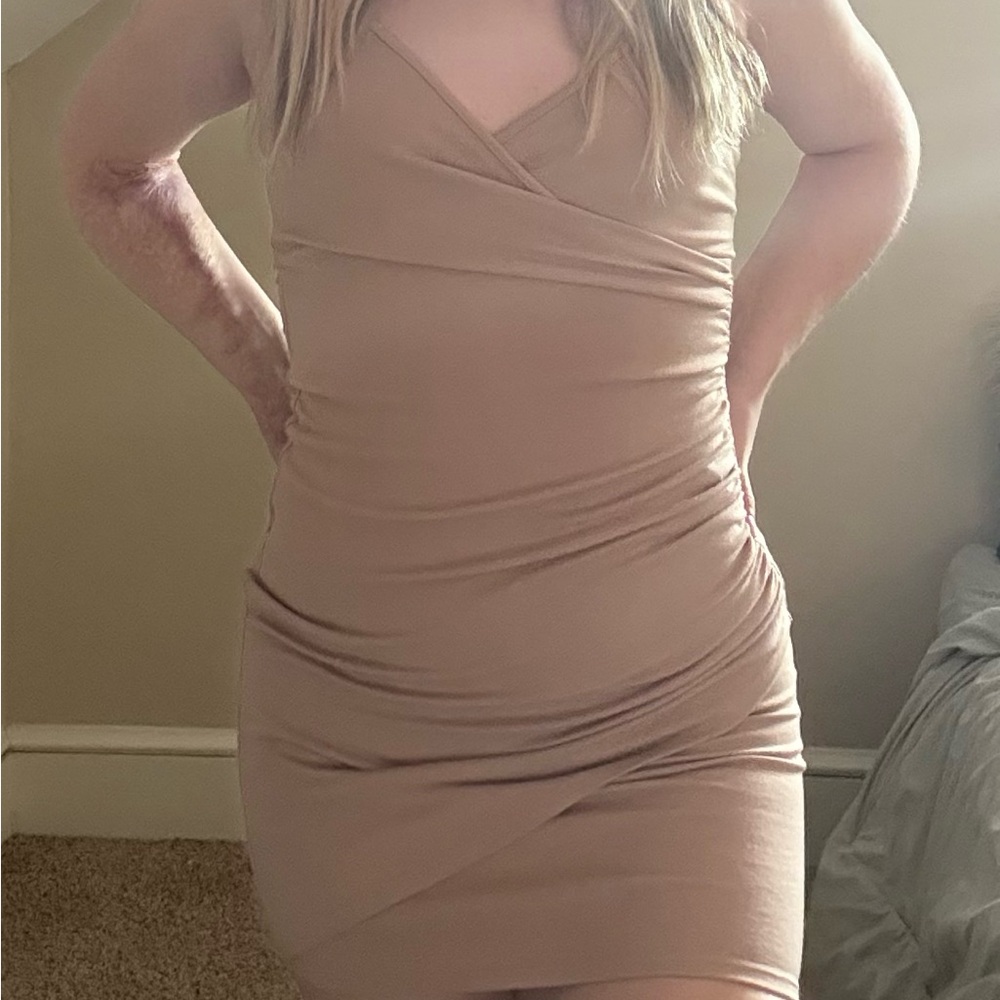 Forever 21 Tan Mini Dress